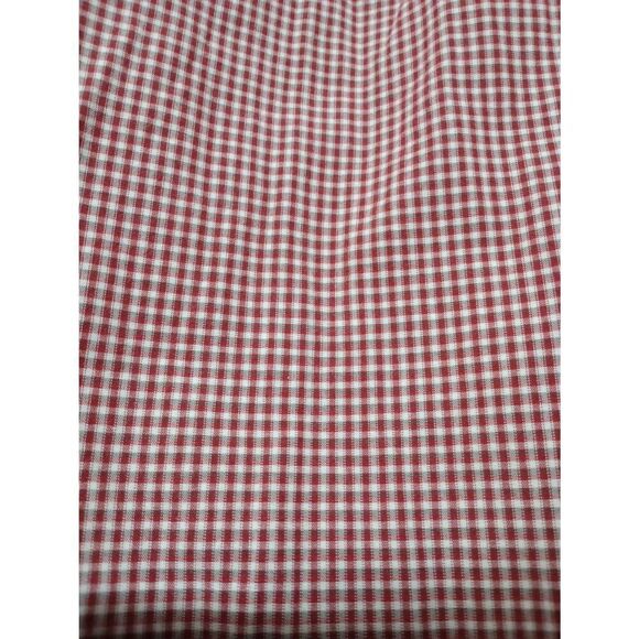 Columbia Shirt Men's Large Red Check Button Front Short Sleeve - Picture 5 of 8